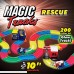 Ontel Magic Tracks Rescue with 2 Race Car & 10' of Flexible Bendable Glow in The Dark Racetrack As Seen on TV B07641S434